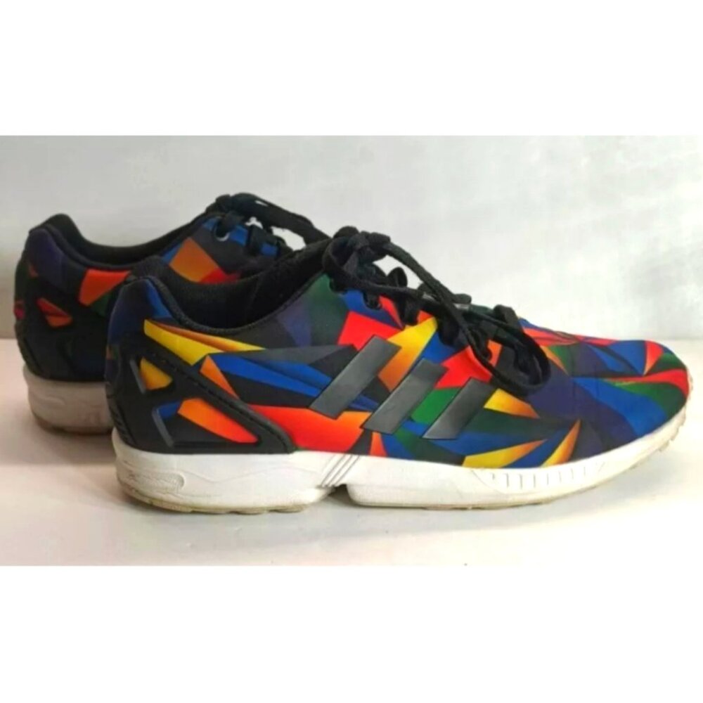 Adidas ZX Flux Geometric Sneakers/Trainers 👟 Size 10.5